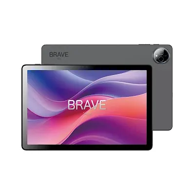 Brave T3 Lite tablet, 10.1‑inch, 128 GB storage, 4 GB RAM, Wi‑Fi – تابلت